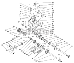 Toro 38543 (824) - Toro 24" Power Shift Snow Thrower (SN: 200000001