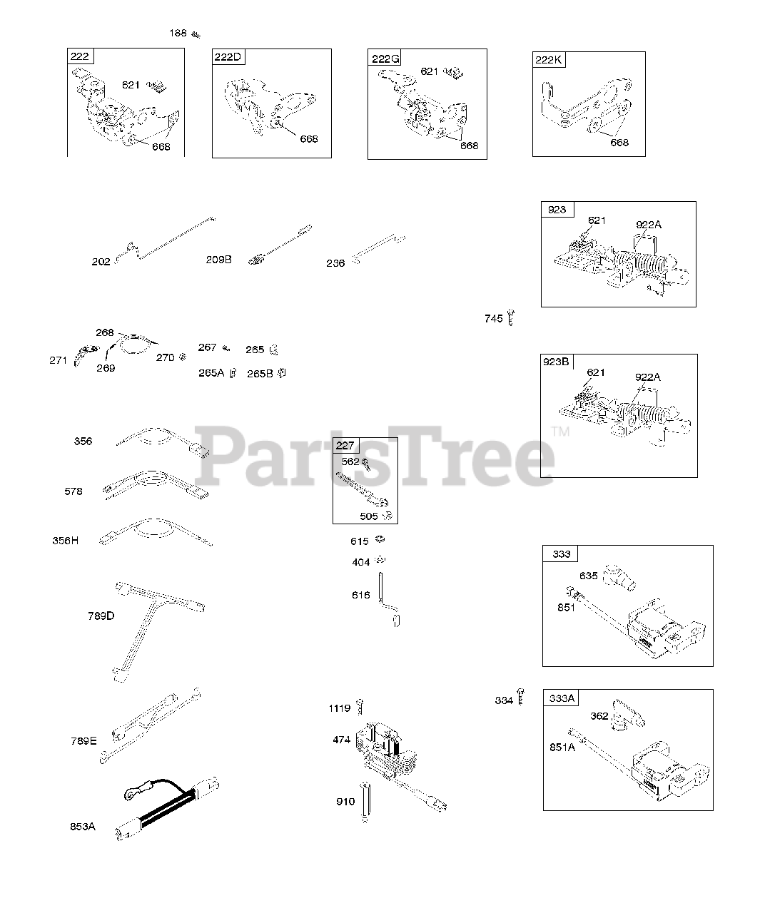Briggs & Stratton 128T020112B1 Briggs & Stratton Vertical Engine