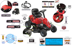 MTD Repair Part 777I23782 LBL THROTTLE MINI PartsTree