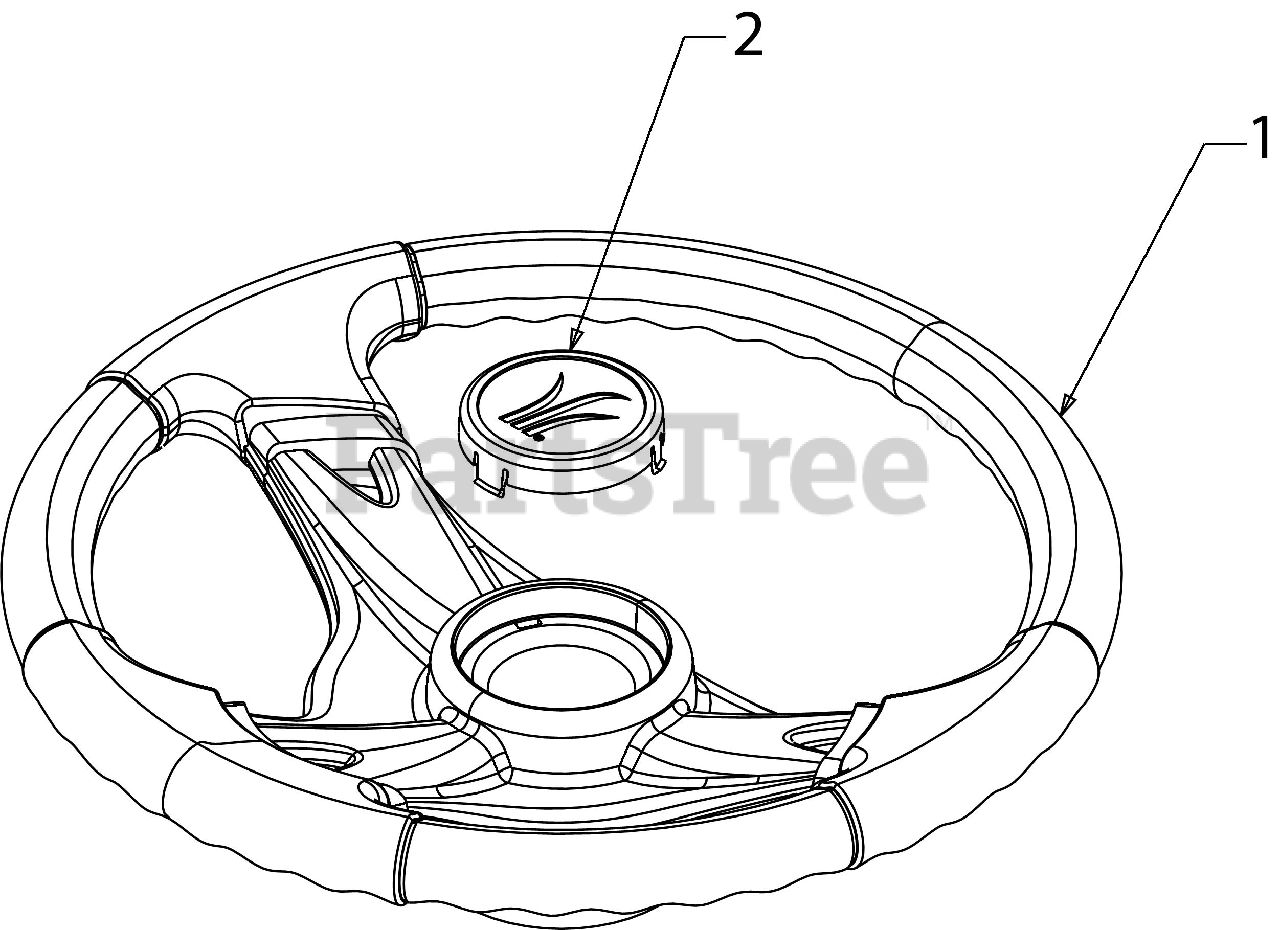 Yard Machines 13AC26JD000 Yard Machines Lawn Tractor 2017 Steering Wheel Parts Lookup with Diagrams PartsTree
