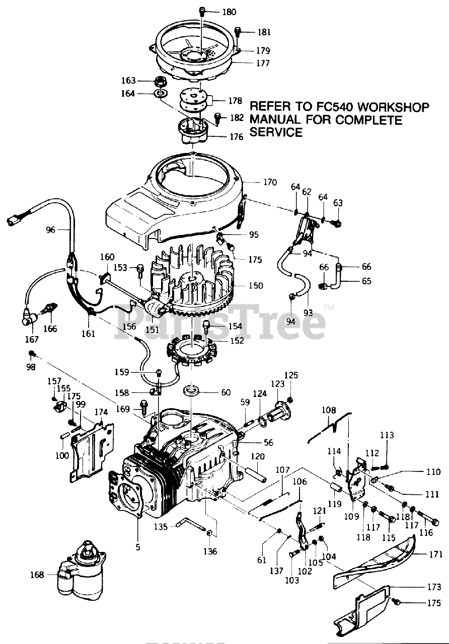 Toro R2 17k502 227 5 Toro Lawn Tractor 1990 Kawasaki Fc540v Type As 08 Engine Parts Lookup With Diagrams Partstree