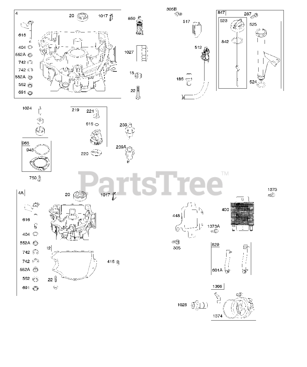 Briggs & Stratton 49T8770020G1 Briggs & Stratton Vertical Engine