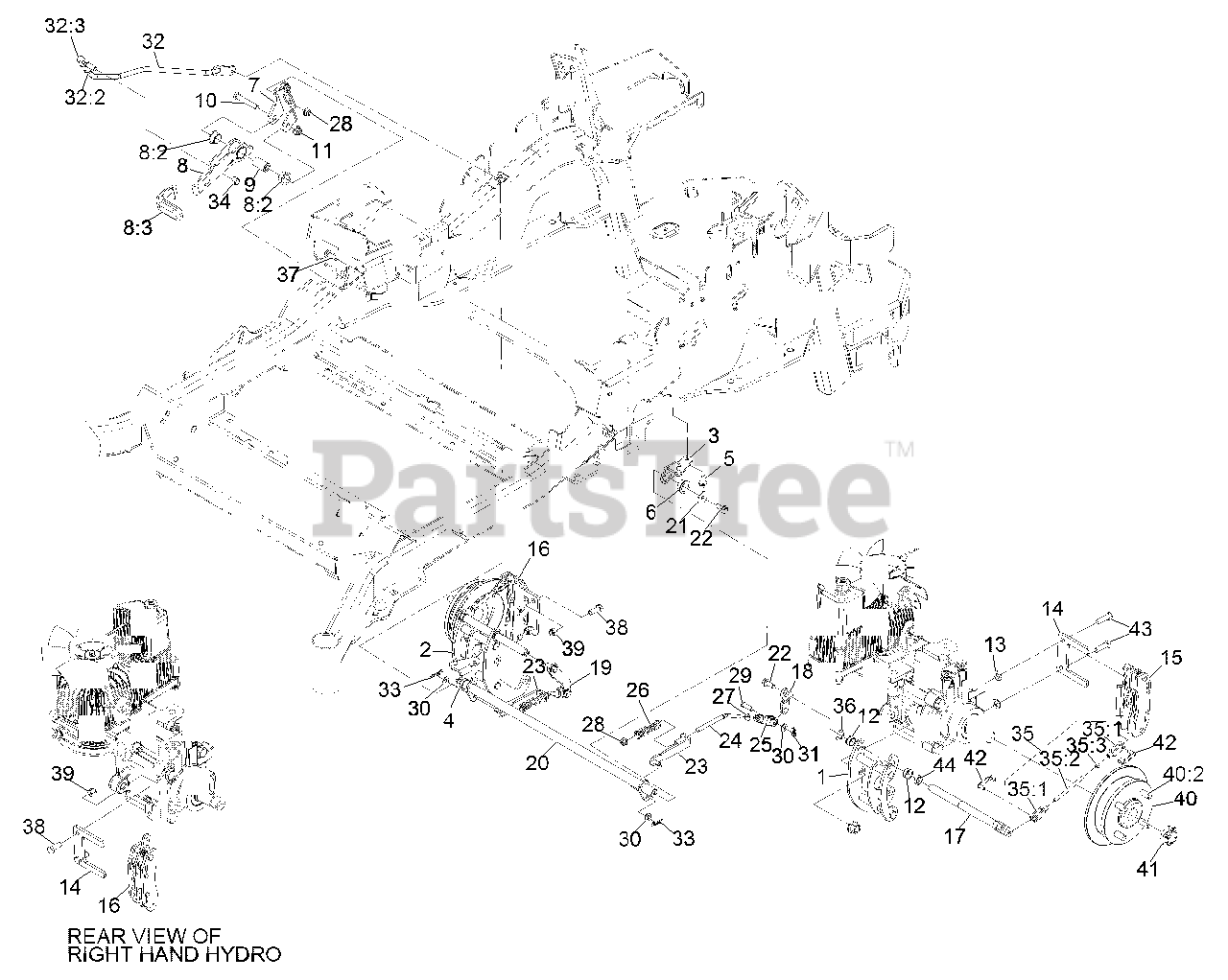 Exmark LZE801GKA604A3 Exmark 60" Lazer Z ESeries ZeroTurn Mower, Kawasaki FX (SN 316000000