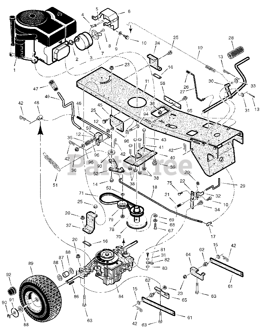 Craftsman C950604050 Craftsman 30" Lawn Tractor, Canada (2004