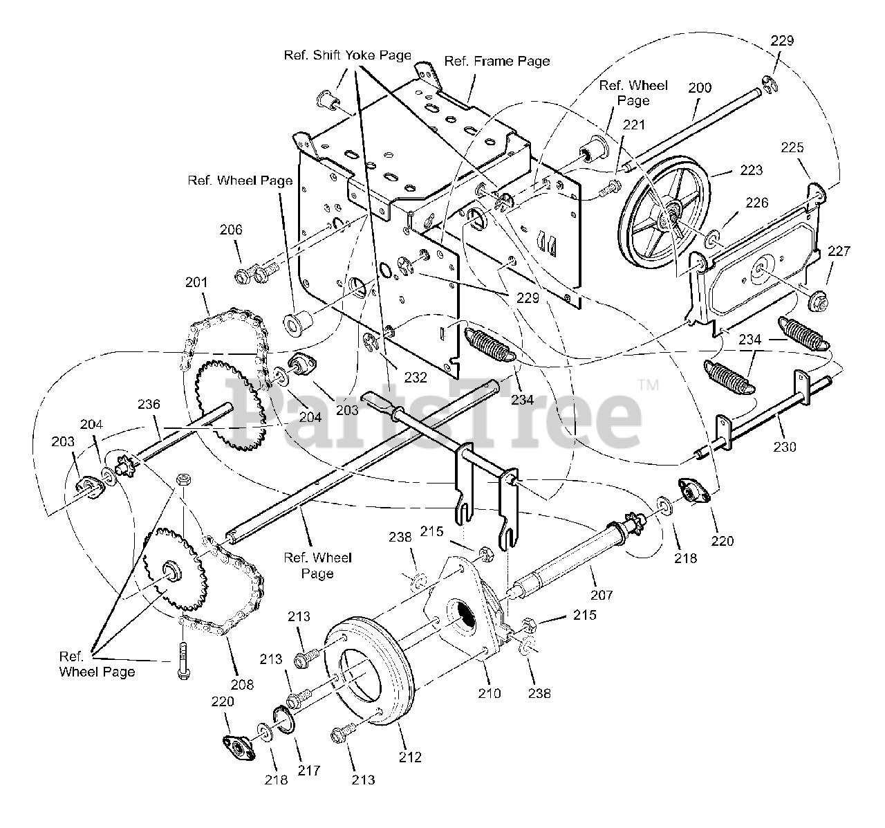 Craftsman 950.521212 (C950521212) Craftsman 29" Snow Thrower (2002