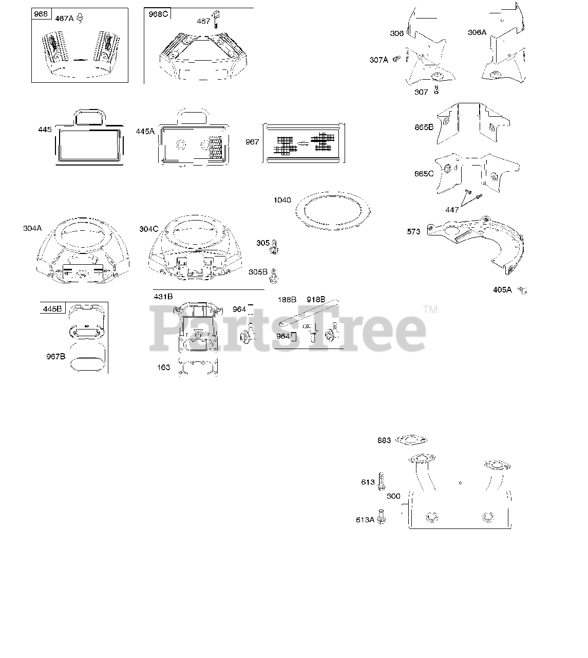 Briggs & Stratton 4458770760E1 Briggs & Stratton Vertical Engine