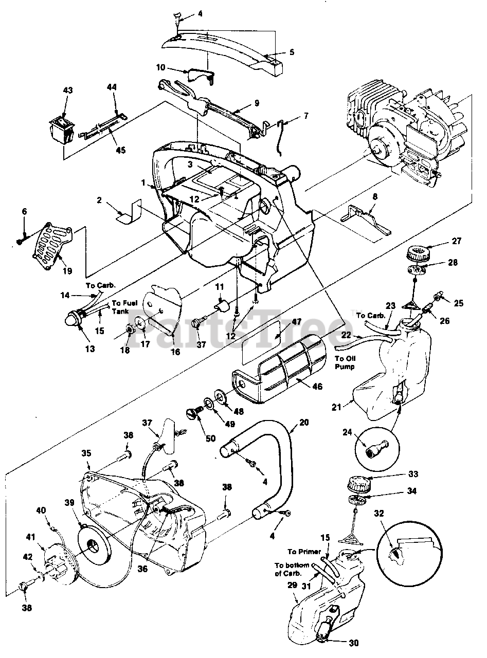 homelite-ut-10695-homelite-xl-chainsaw-housing-handles-parts-lookup-with-diagrams-partstree