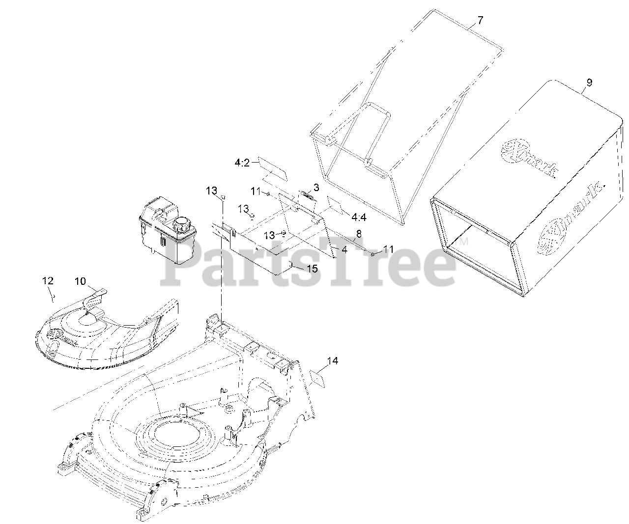 Exmark MSKABBC26 Exmark 26" Commercial WalkBehind Mower, Kawasaki
