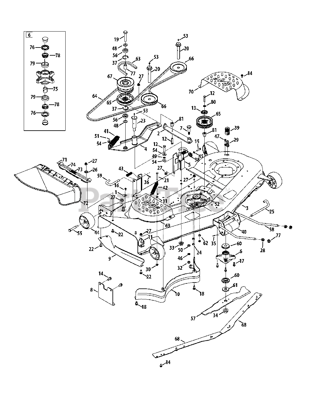 Cub Cadet 19a40014  19a40014100