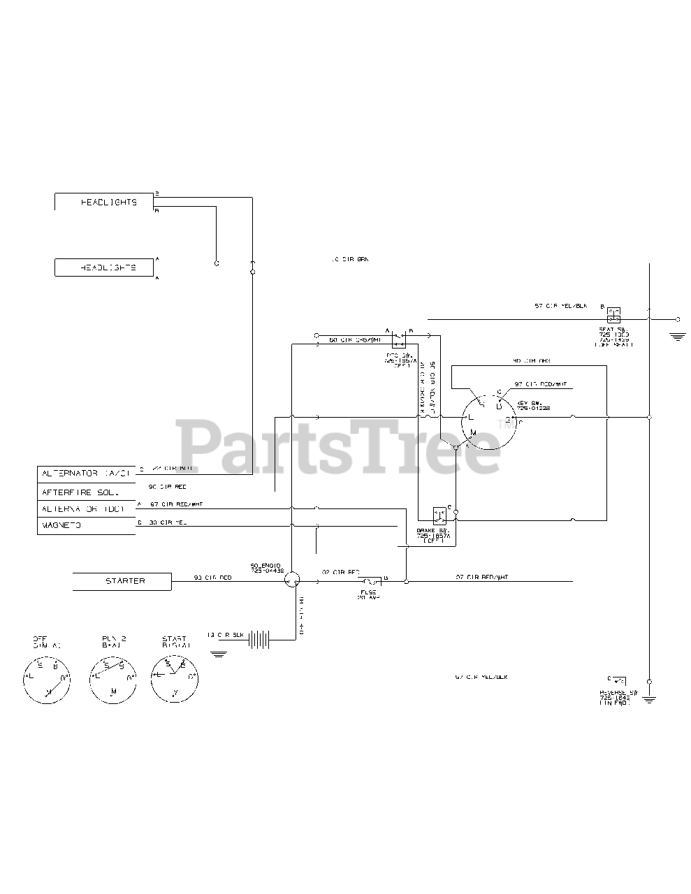 Troy Bilt Pony Lawn Mower Wiring Diagram