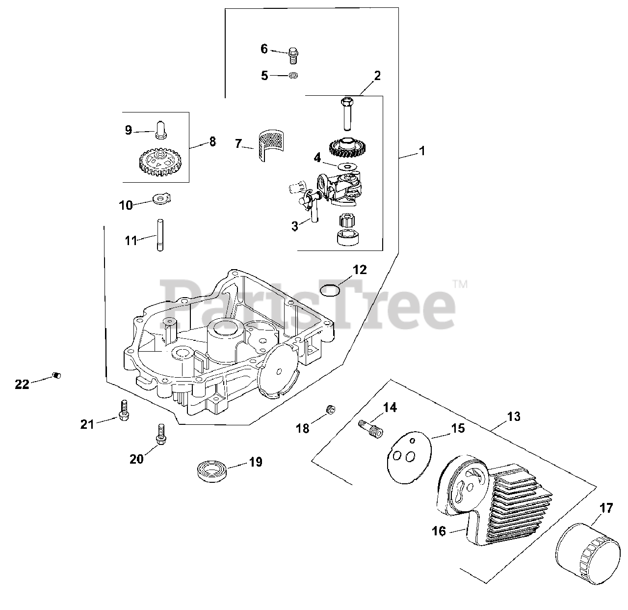 Kohler CV730 0028 Kohler Command PRO Engine Made for Sears 23.5hp 725cc Oil Pan Lubrication 3 24 497 Parts Lookup with Diagrams PartsTree