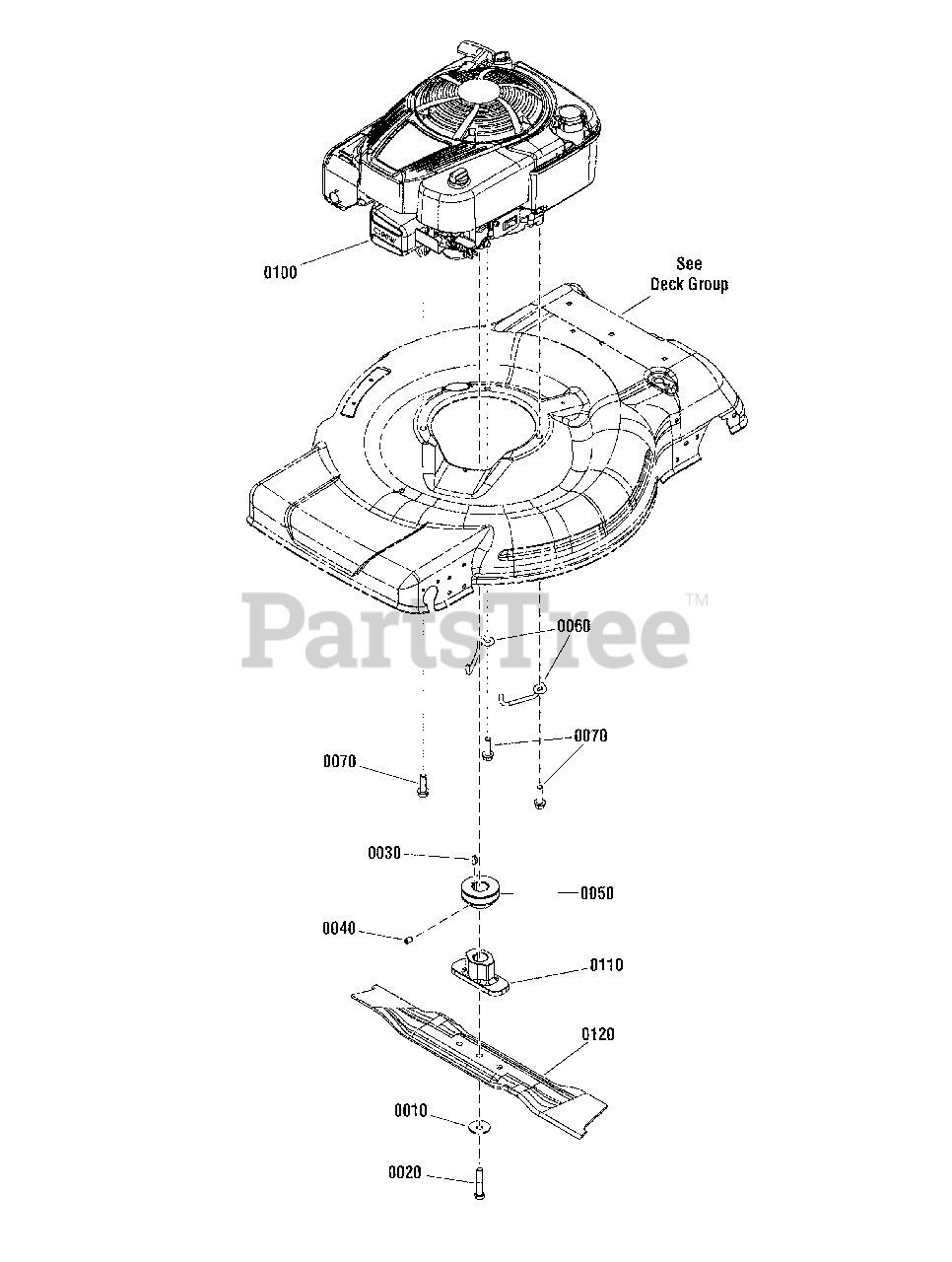 John deere js48 2025 engine