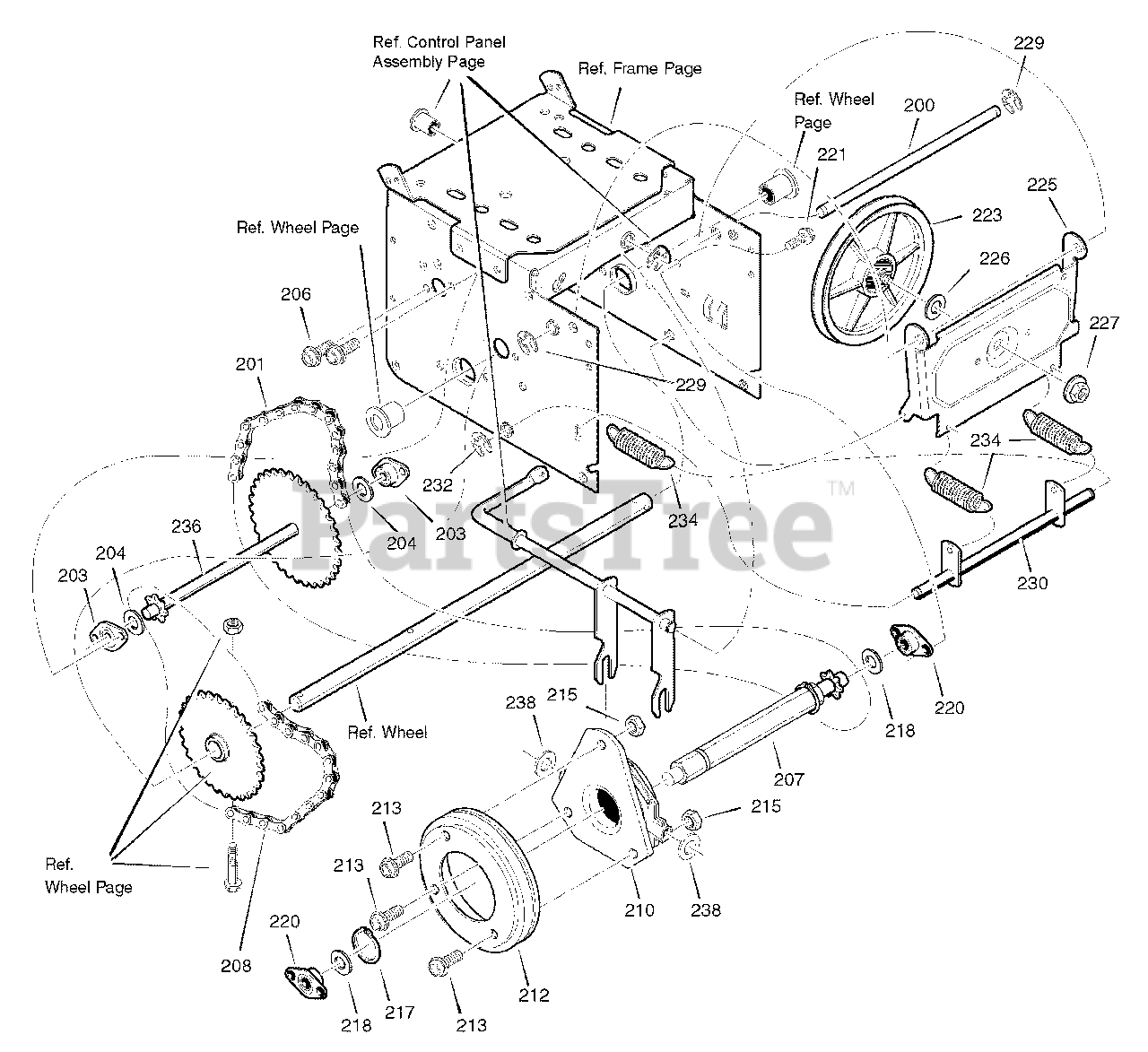 Murray 6271200x61 (1695365) Murray Ultra 27" Snow Thrower (2007
