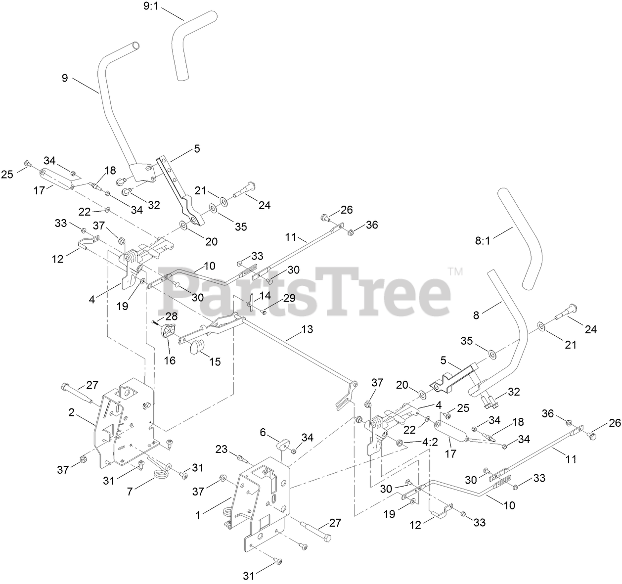 Toro 75757 (5475 C) Toro 54" TimeCutter ZeroTurn Mower (SN