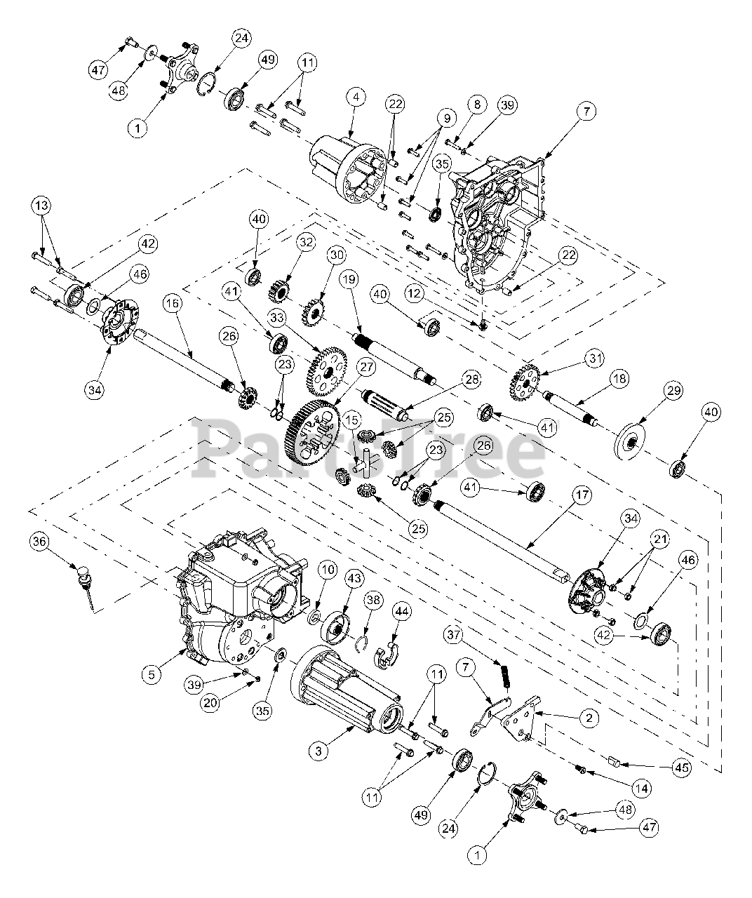 Cub Cadet Hydrostatic Transmission Diagram