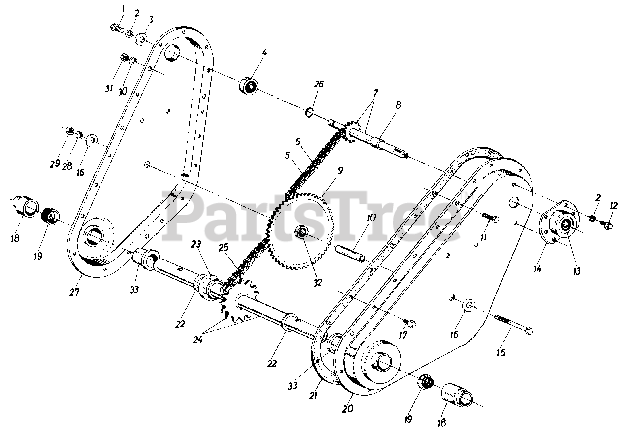 Garden King Tiller 1990 Chain Case