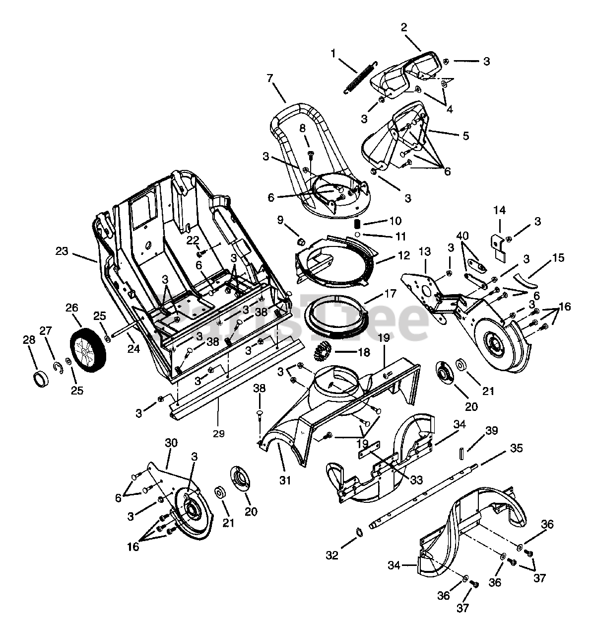 Replacement Parts for Lawn Mowers and Snow Blowers - Ariens