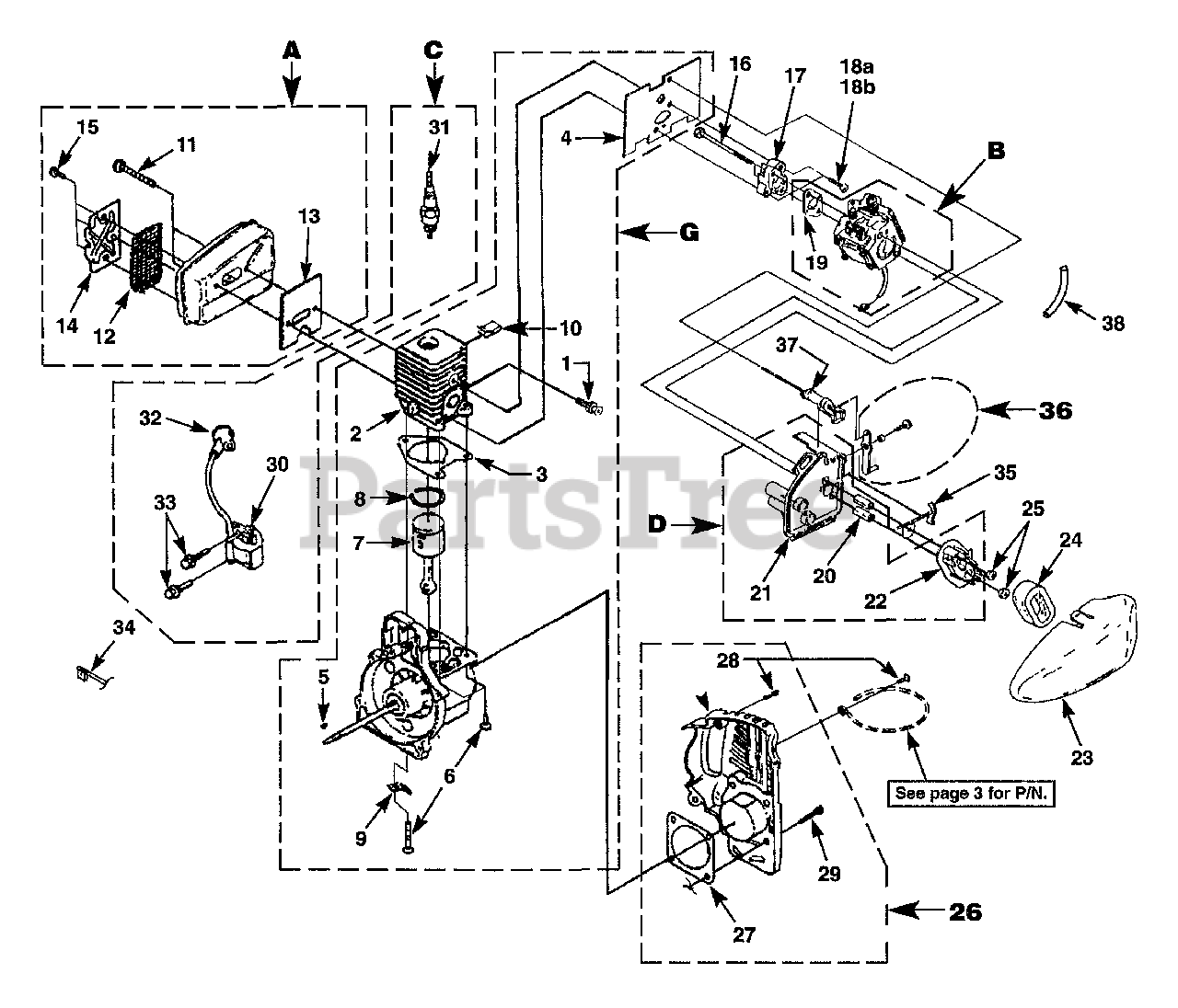 Homelite RY251PH 25cc String Trimmer Parts Diagrams