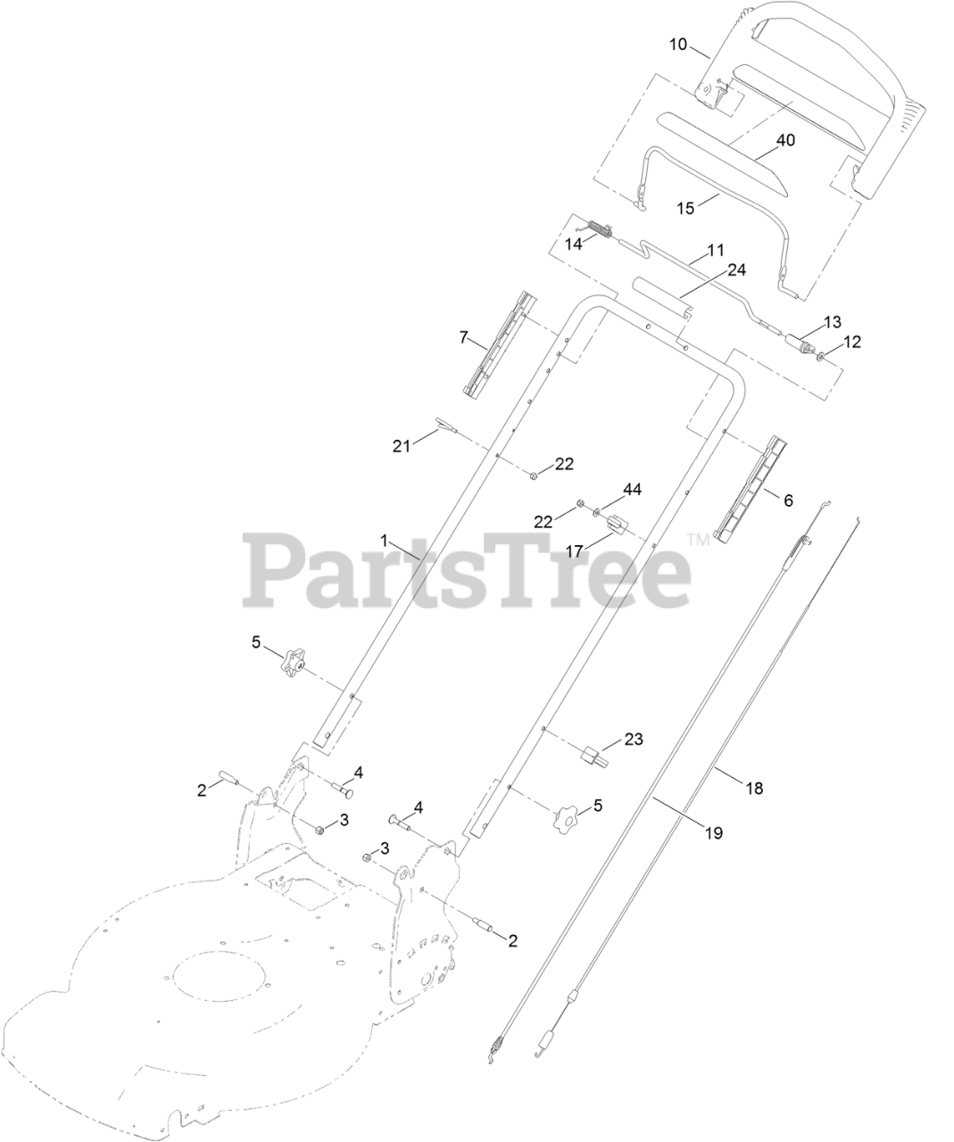 Toro 21763 Toro 55cm Recycler WalkBehind Mower (SN 405559501
