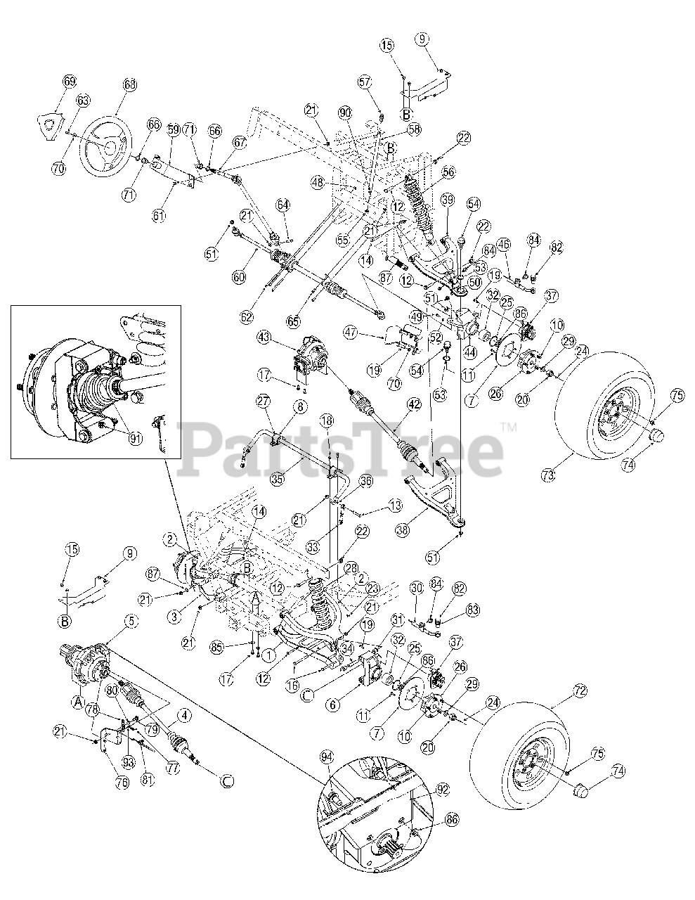 Cub Cadet Volunteer Wiring Diagram from www.partstree.com