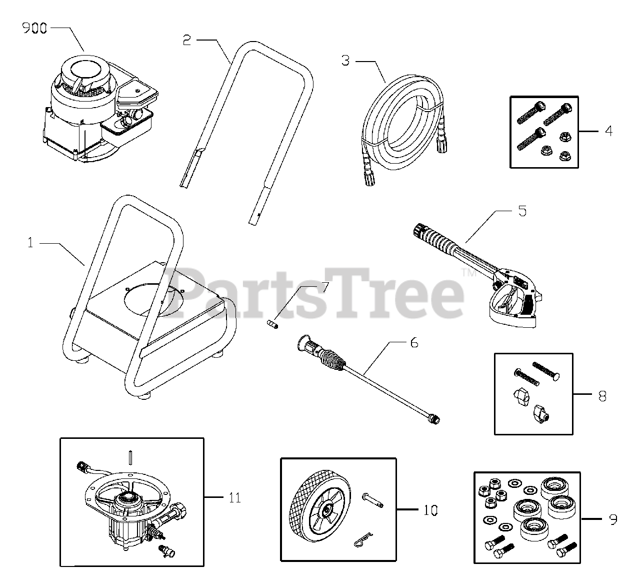 Craftsman 580.752030 (0203100) Craftsman 2,000 PSI Pressure Washer