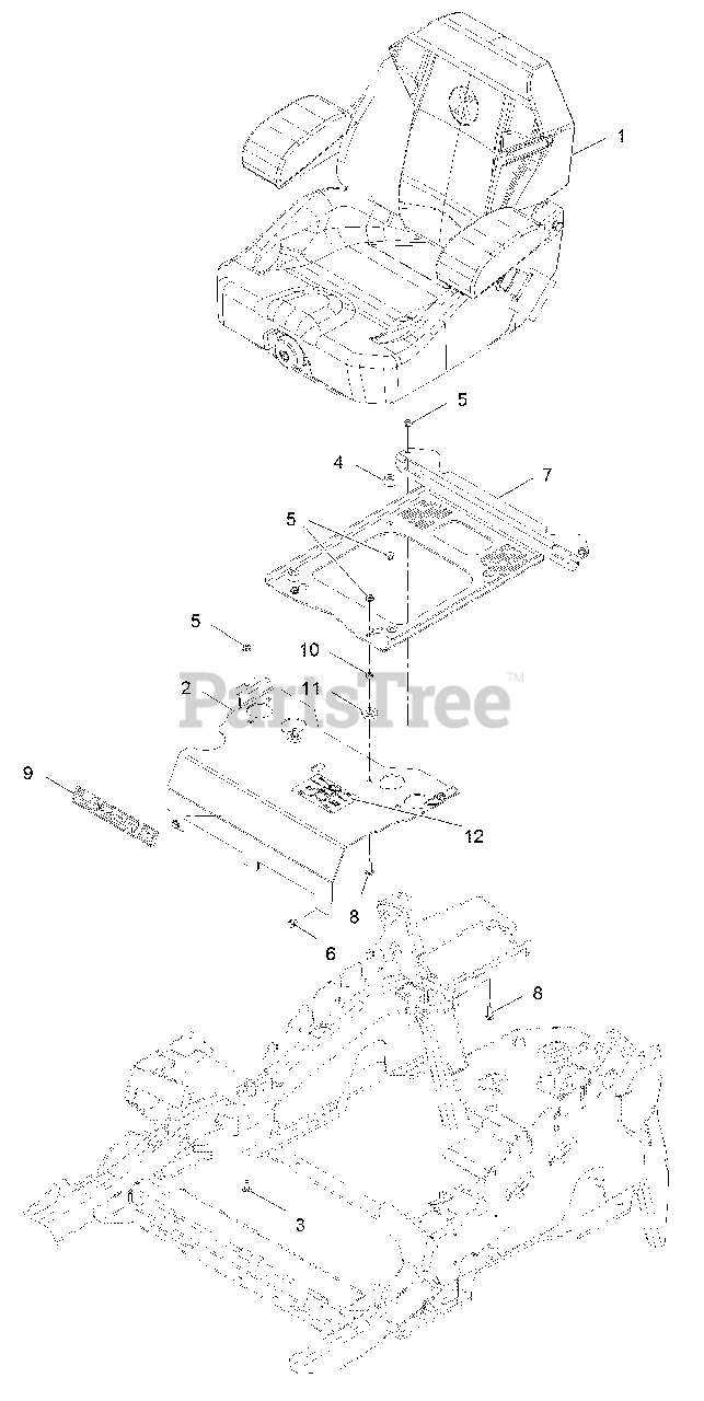 Exmark LZE742GKC604A3 Exmark 60" Lazer Z ESeries ZeroTurn Mower