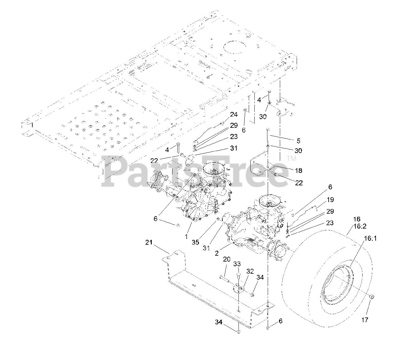 Exmark QTS691KA502 Exmark 50" Quest SSeries ZeroTurn Mower