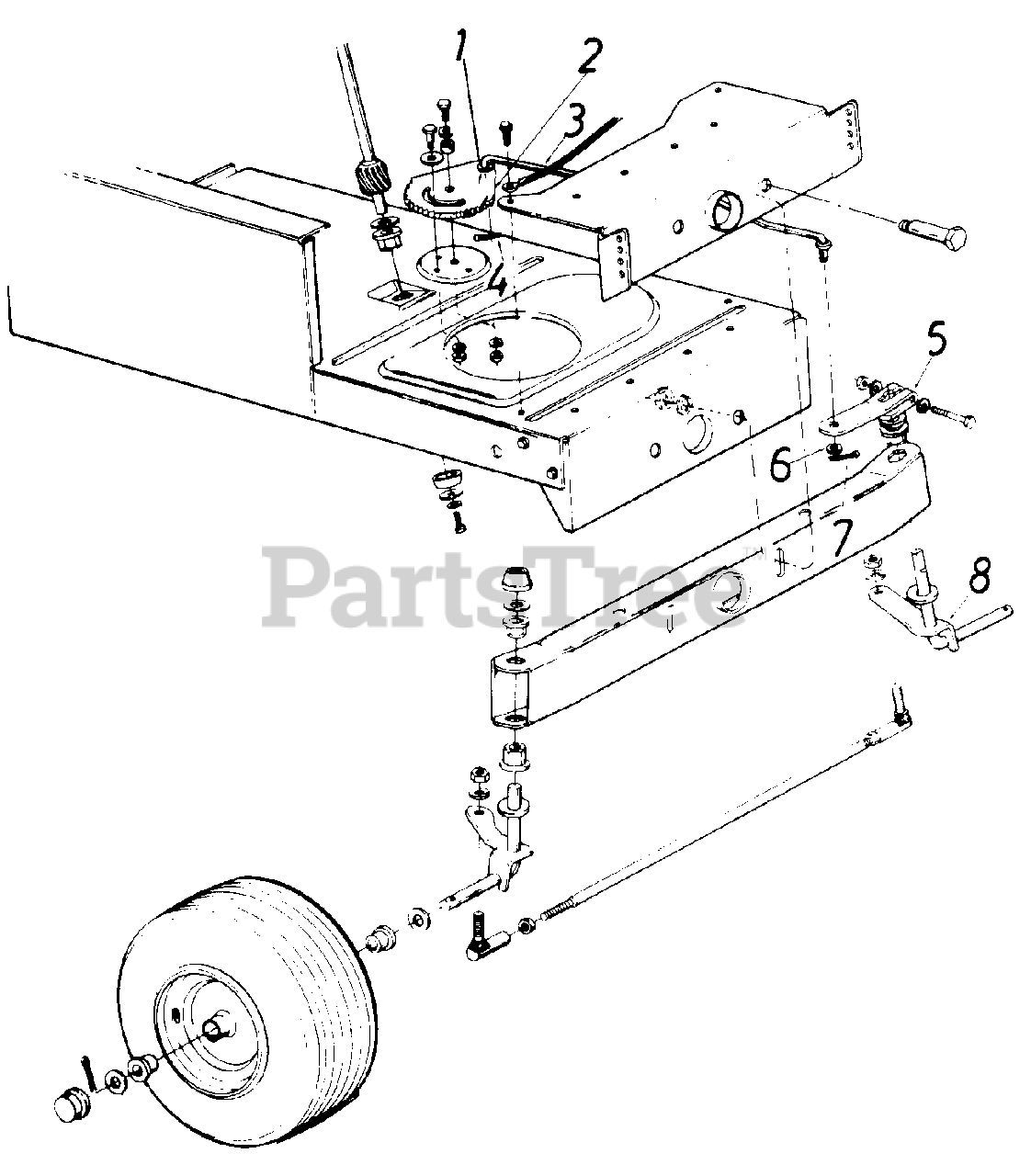 Wizard MTD 7116A68 Wizard Lawn Tractor 1986 Western Auto Parts10 Parts Lookup with Diagrams PartsTree