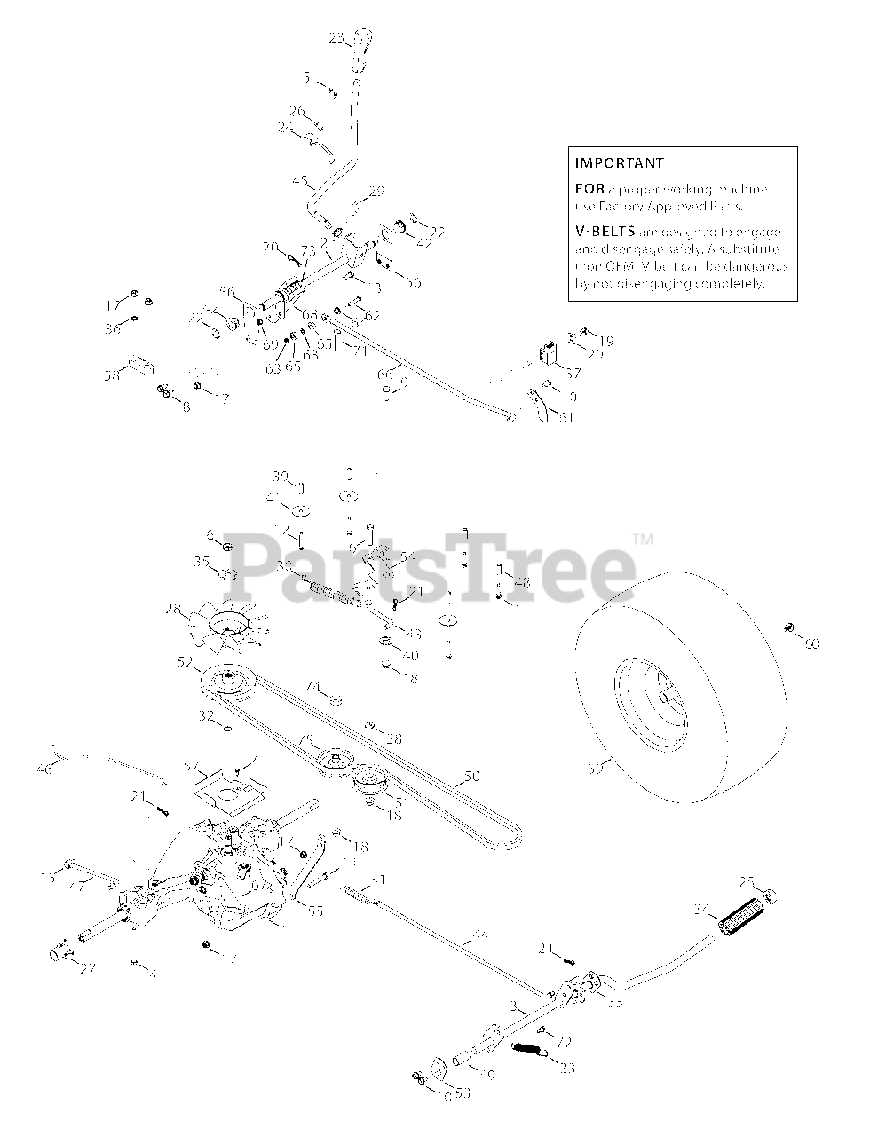 Mtd 13ax795s004 Mtd Gold Lawn Tractor 2014 Transmission Parts