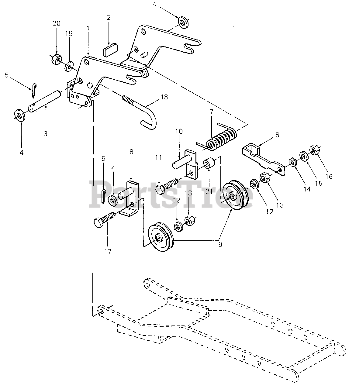 Cub Cadet 385 190 385 100 Cub Cadet Mule Drive For 374 Mower
