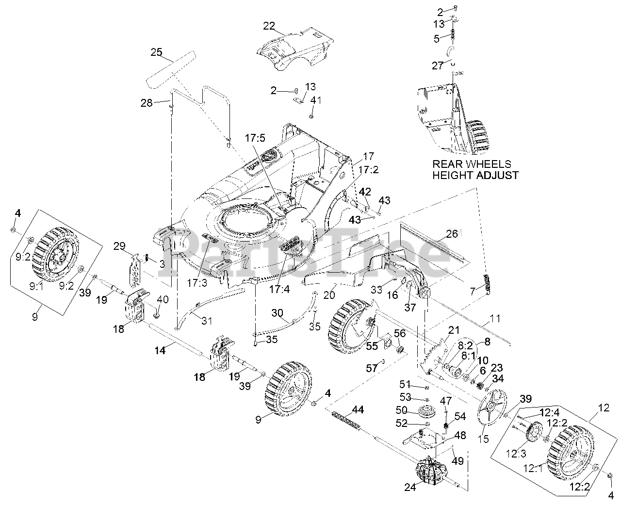 Exmark ECX160CHN21000 Exmark 21" XSeries WalkBehind Mower, Honda