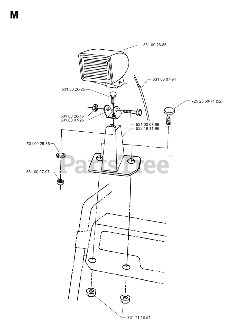 Husqvarna 1030 Husqvarna 30" Snow Blower (199712) HEADLIGHTS Parts