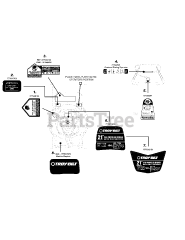 TB 566 12AV566M011 Troy Bilt Walk Behind Mower 2008 Parts Lookup with Diagrams PartsTree