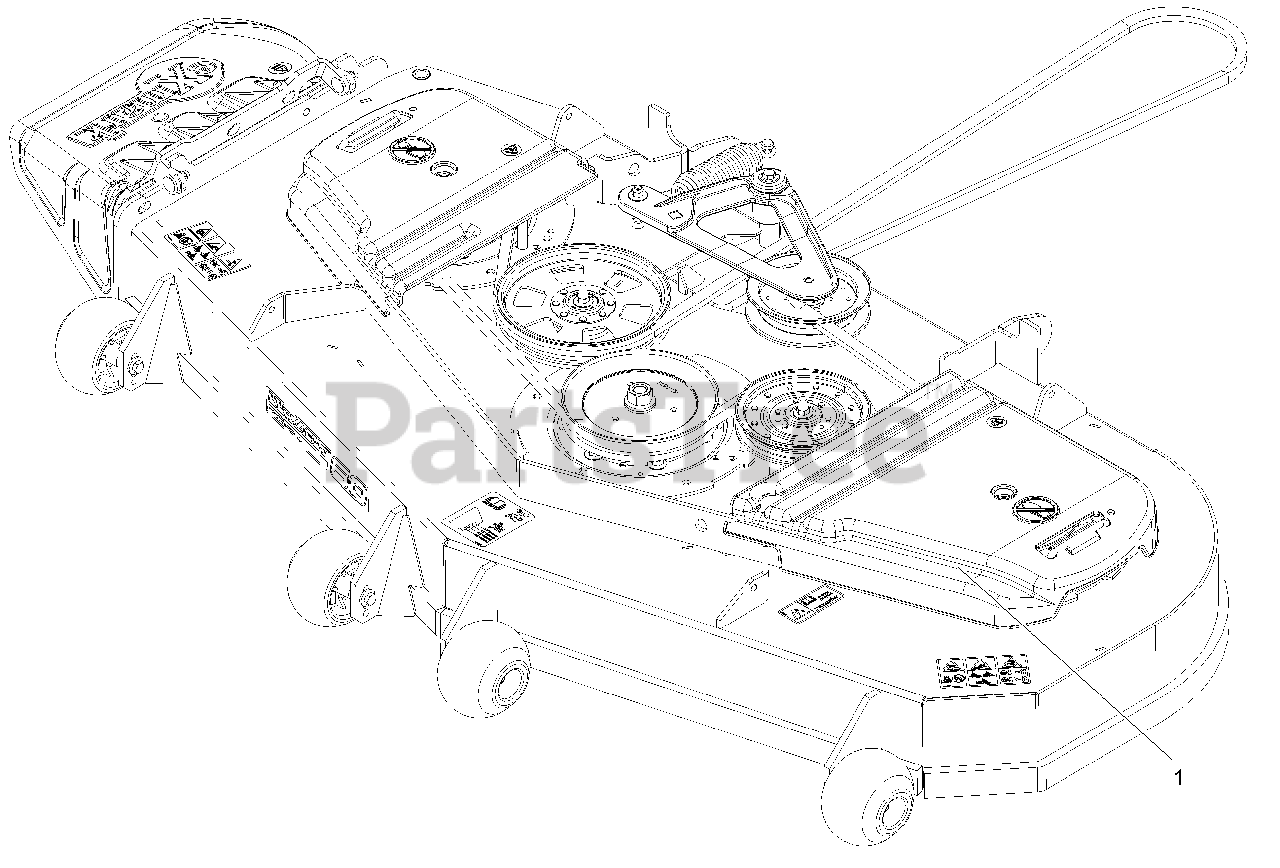 Exmark LZE742GKC604A3 - Exmark 60" Lazer Z E-Series Zero-Turn Mower