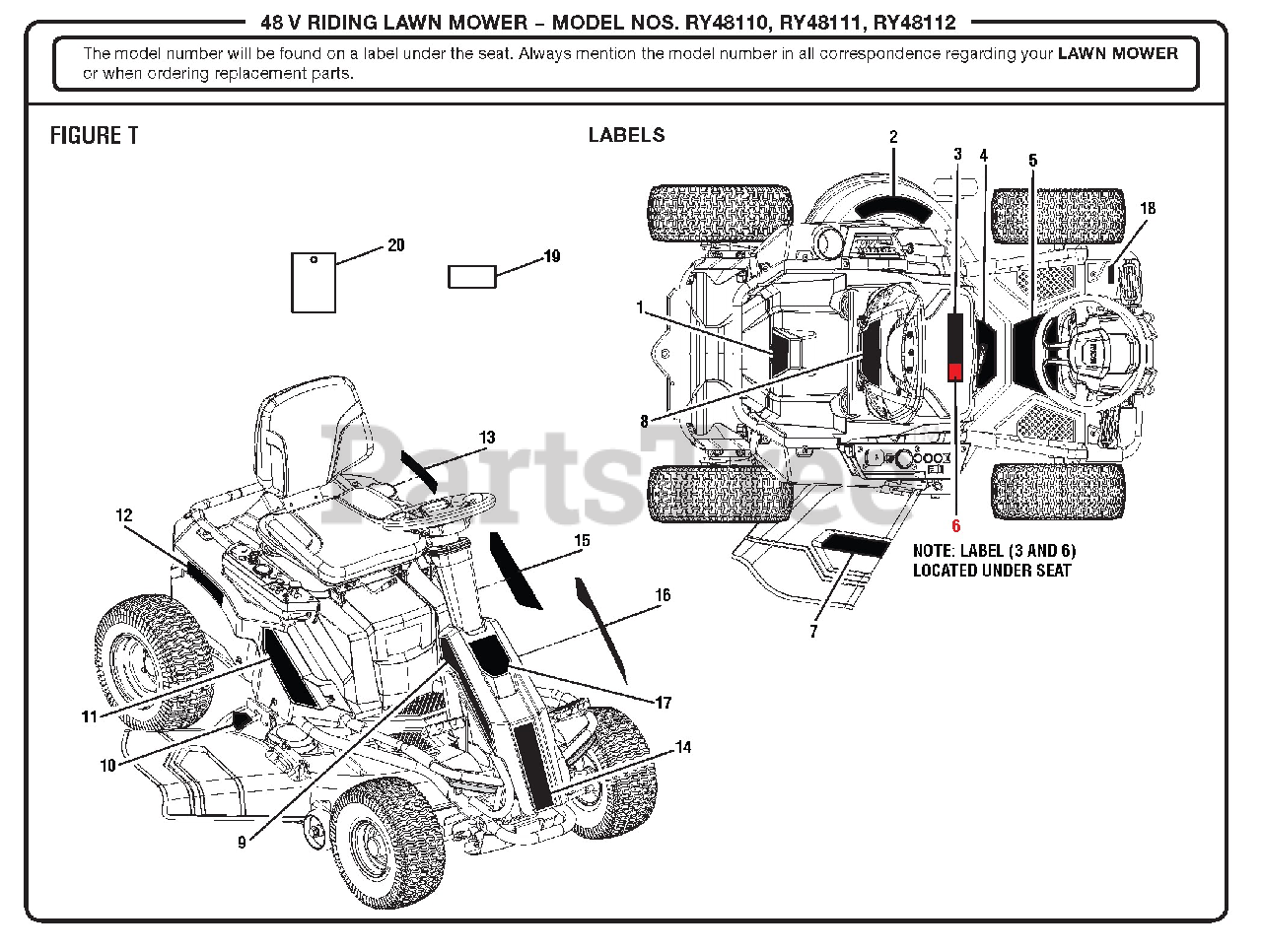 Ryobi Ry 48111 099749010 Ryobi 38 48v Riding Mower Rev 01 2018